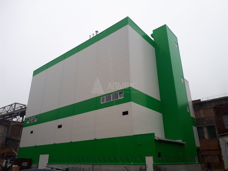 Цех бумажного комбината АО "Волга" из сэндвич-панелей - фото 1