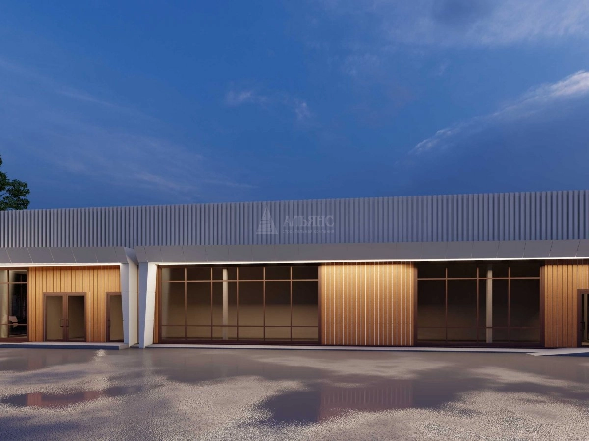 3D визуализация торгово-развлекательный центр из сэндвич панелей - фото 7