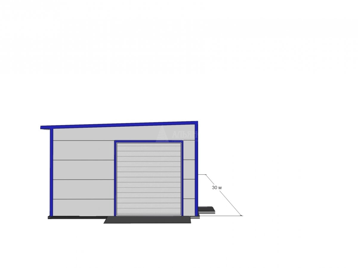 3D визуализация СТО из сэндвич-панелей - фото 12