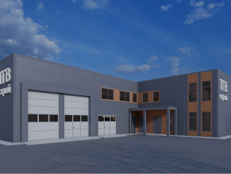 Здание АБК из сэндвич-панелей