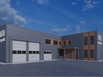 Здание АБК из сэндвич-панелей